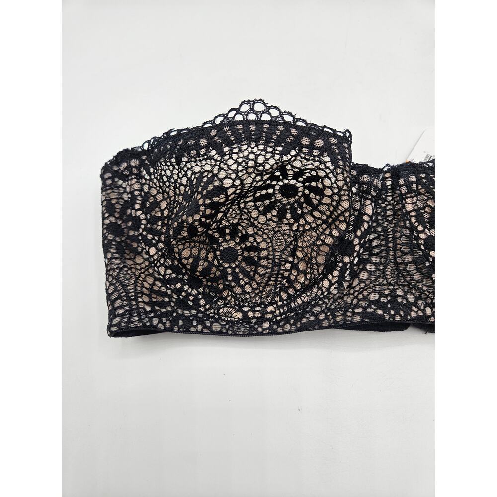 Free People Womens Starla Black Underwire Balconette Bra Size 32A NWT - Picture 6 of 6